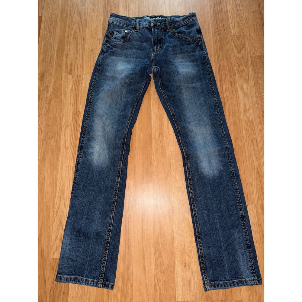 Wrangler Retro Slim Straight Jeans Mens 29x32 Medium Wash WLT88BZ Denim